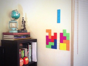 giant tetris wall art decor hanging 3d print model - Mito3D