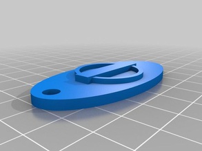 nissan key ring Schlüsselanhänger angepasst 3d print model - Mito3D