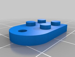 lego Herz Mode kundengebundene 3d print model - Mito3D