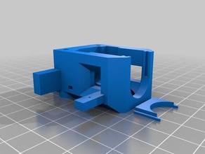 j-suporte de cabeça servo montagem 3mm a 1 4 polegada acoplamento Impressora 3d peças 3d print model - Mito3D