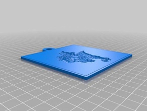 meine angepasste lithopane 2d-Kunst kundengebundene 3d print model - Mito3D