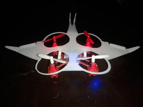 nano quadocopter quad ailes & rotorgard r c véhicules 3d print model - Mito3D