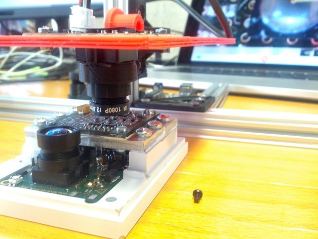 macro camera m12 lens adapter s-mount 3D print model - Mito3D
