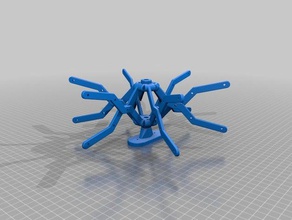 özelleştirilmiş örümcek benim parametrik filament makara tutucu katlanabilir biriktirme 3d yazıcı aksesuarları 3d print model - Mito3D