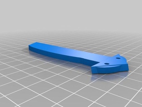 sostitutivo blae butterfly knife utensili a mano 3d print model - Mito3D
