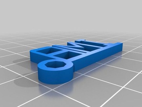 meu personalizados lote chaveiro gerador de ami chaveiros personalizado 3d print model - Mito3D