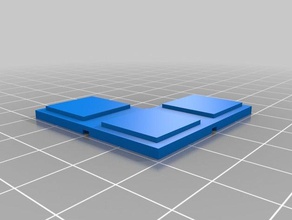 tromino quebra-cabeças domino lado a 3d print model - Mito3D