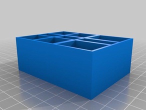 simple sorter box organization 3d print model - Mito3D