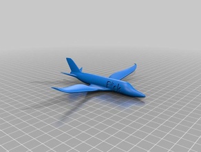 flying f ck sculptures airplane funny joke 3d print model - Mito3D