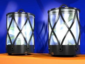 mon cadeau beau brillant 2015 décor de la lampe lanterne lumière nouvelle année le souhaite 3d print model - Mito3D