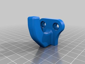 simple wall hook household hanger 3d print model - Mito3D