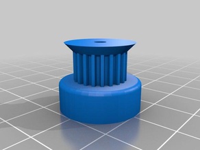 gt2 pulley 20 teeth 2mm motor shaft 3mm 3d printer parts customized 3d print model - Mito3D