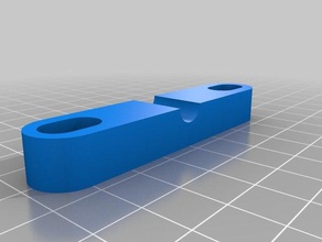 clamp z axis guide prusa mendel i2 3d printer parts reprap achse 3d print model - Mito3D