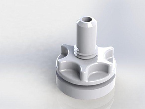 aspirador de ensaque válvula partes carbono a fibra composto vidro kevlar 3d print model - Mito3D