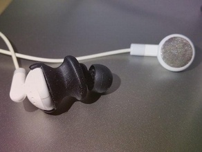 earphones in-ears music earphone in-ear ear 3d print model - Mito3D