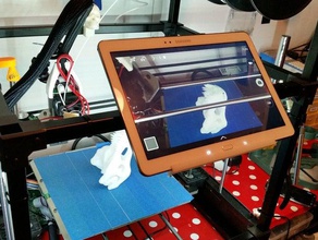 rigidbot phone & tablet mount universal 3d printer accessories timelapse webcam 3d print model - Mito3D