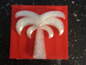 palm beach-led-Geschäfts-Karte Münzen Abzeichen makerspace 3d print model - Mito3D