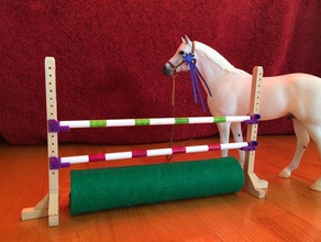caballo de salto tazas 1 9 escala playsets breyer los juegos azar saltar jumpcup el rodeo juguete 3d print model - Mito3D