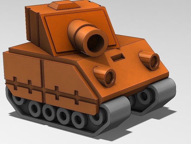 tank model advance wars game vehicles advanced toy 3D print model - Mito3D