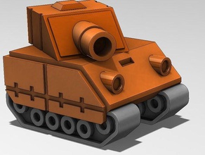 tank model advance wars game vehicles advanced toy 3d print model - Mito3D