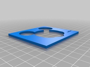 topo-Schablone Kunst tools angepasst 3d print model - Mito3D