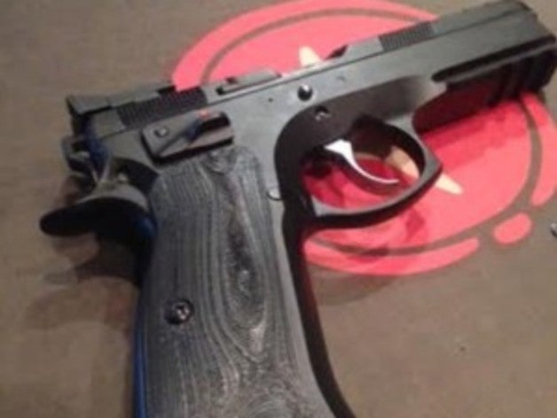 cz 75 grips sport & outdoors gun pistol shadow sp01 tactical CZ 3D print model - Mito3D