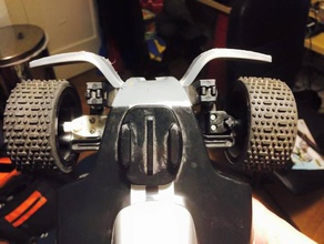 a sinistra asse portante superiore staffa di carrera rc auto scura pirat r c i veicoli 3d print model - Mito3D