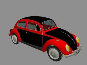 customized old beetle vehicles 3d print model - Mito3D
