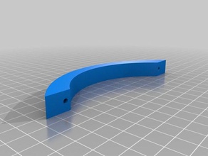 door handle household 3d print model - Mito3D