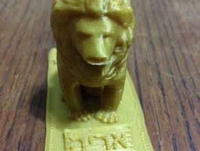 lion 3d printing 3d print model - Mito3D
