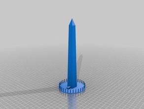 o monumento de washington A impressão 3d 3d print model - Mito3D