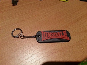 lonsdale keychain keychains key 3d print model - Mito3D