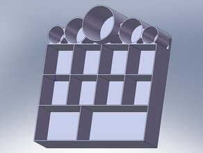 sensationail ordenado organizador accesorios 3d print model - Mito3D