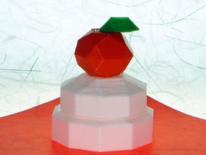japanese new year's mochi math art 2015 holiday decoration culture year 3d print model - Mito3D