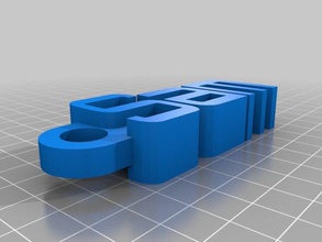 keychain -sam- organization customized 3d print model - Mito3D