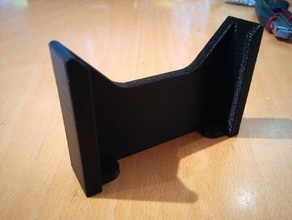 nexus 5 'çıplak' mount cep telefonu tutucu monte edin dikey 3d print model - Mito3D