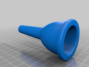 tuba mouthpiece music 3d print model - Mito3D