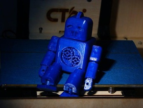 eklemli cogbot model robotlar sanat desktoy robot 3d print model - Mito3D
