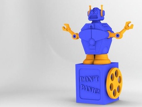 panicbot modello i robot automi di iscrizione al concorso giocattolo meccanico 3d print model - Mito3D