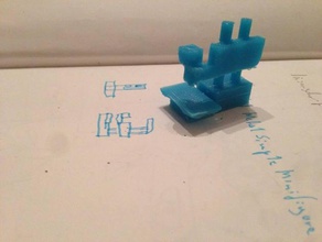 mini printrbot simple metallo La stampa 3d lego 3d print model - Mito3D