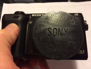 sony nex-7 tappo corpo la fotocamera il dell'obiettivo nex 3d print model - Mito3D