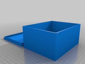 boîte de rangement 1 les conteneurs personnalisé 3d print model - Mito3D