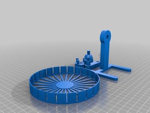 rueda de la fortuna herramientas del arte personalizado 3d print model - Mito3D