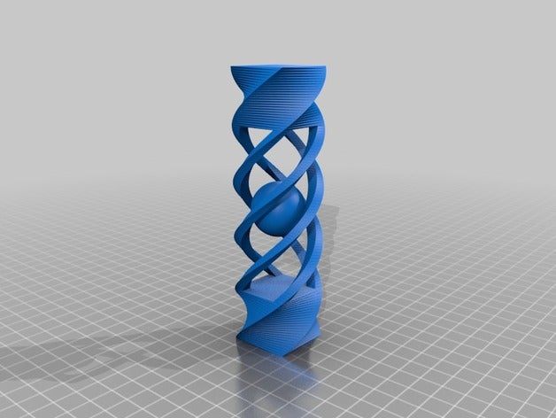 ball-Käfig-twist interaktive Kunst kundengebundene 3D print model - Mito3D