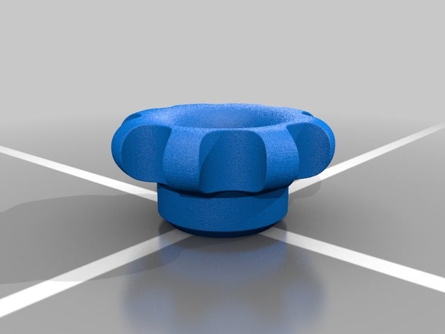 crock pot lid knob internal hex nut kitchen & dining 3D print model - Mito3D