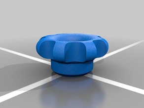 crock pot couvercle bouton interne de l'écrou hexagonal cuisine et salle à manger 3d print model - Mito3D