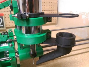 spindle vacuum adapter portalcyclone cnc diy 52mm dust 3d print model - Mito3D