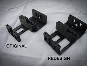 inmoov simple servo bed reinforced design robotics arduino robot tinkercad 3d print model - Mito3D