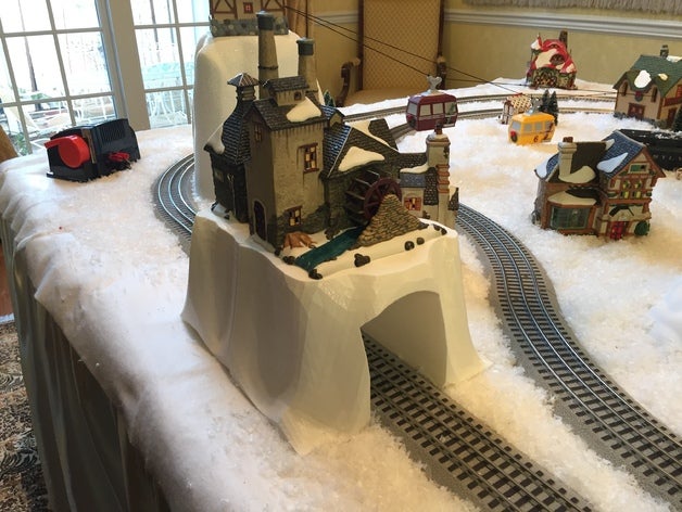 tünel oyuncak tren seti hobi tatil dekorasyon model modeli trenler demiryolu tüneller 3D print model - Mito3D