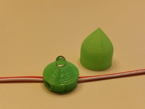 led difusor la electrónica cap el 3d print model - Mito3D